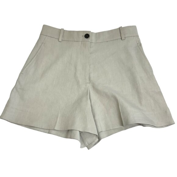 Vanessa Bruno Nixia Shorts, Ecru, Size 38 - Picture 3 of 9